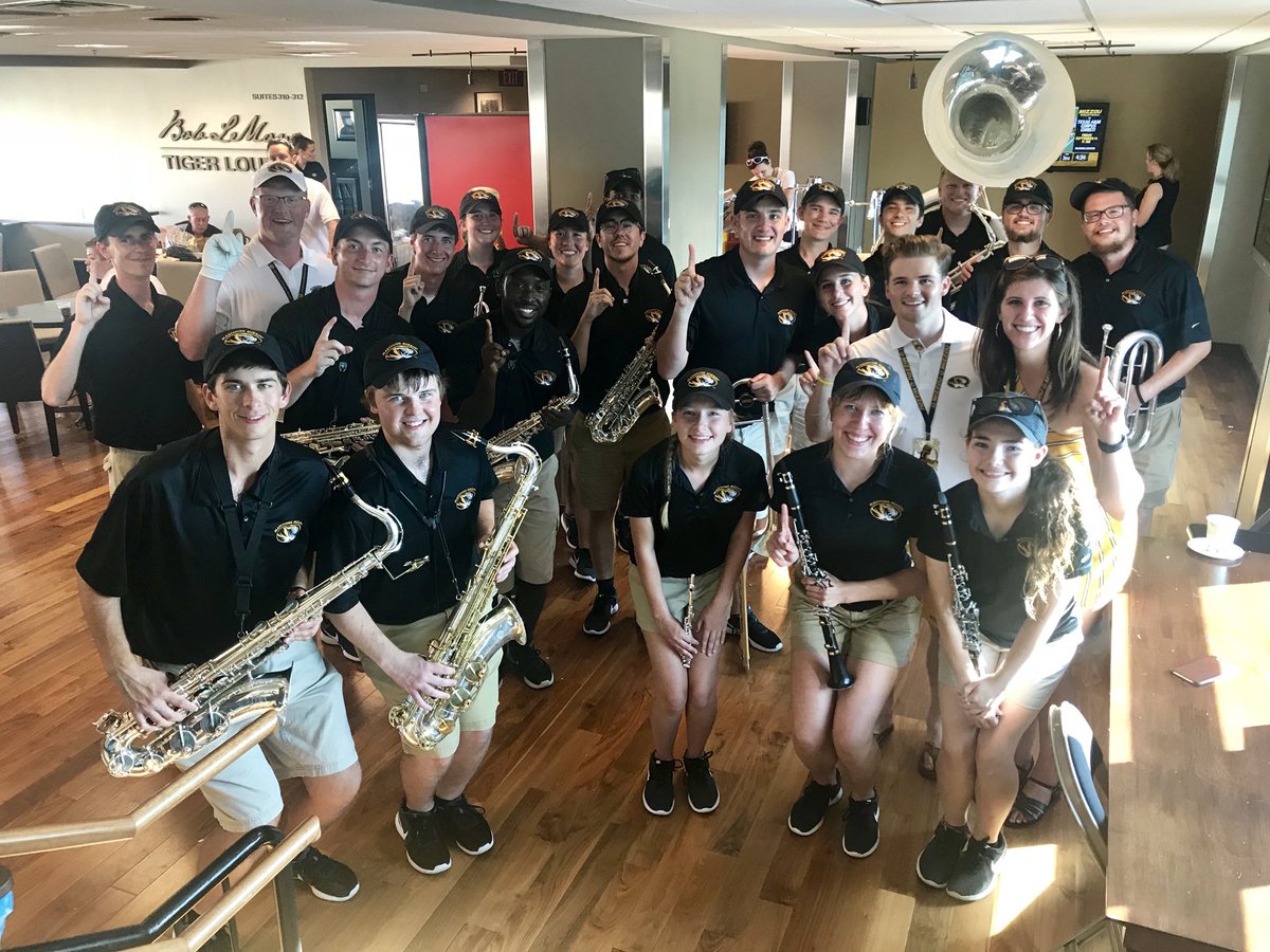 Thanks <a href="/MarchingMizzou/">Marching Mizzou</a> for keeping our tiger spirit alive! #FightTiger #GameDay