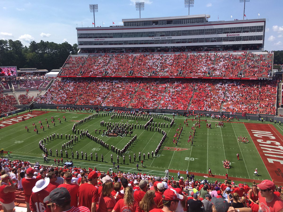 Supporting hometown talent at the expense of my squad #BeTheU #Wolfpack <a href="/lcbirdprincipal/">Adrienne Blanton</a>