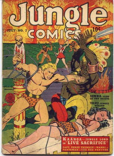   #comics   #delinquencyFredric Wertham also warned about   #racism in comics. "While the white people in jungle books are blonde and athletic and shapely, the idea conveyed about the natives is that they are fleeting transitions between apes and humans."