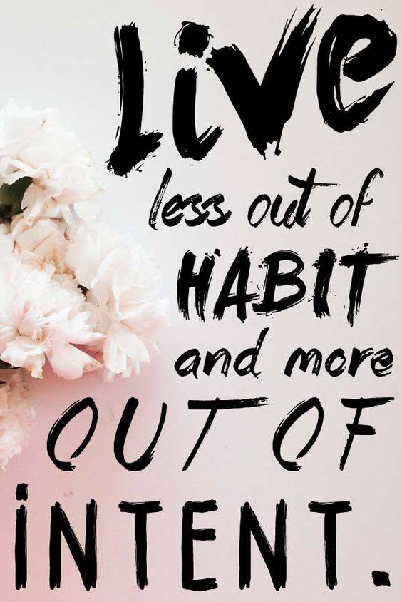 Don't let life be a river that is just taking you for a ride... Live how you WANT to live!! Intend it all the way and make it so! You've got this.