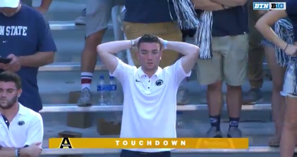 BarstoolBigCat's tweet photo. Never schedule App State https://t.co/fCwH5LtZQy