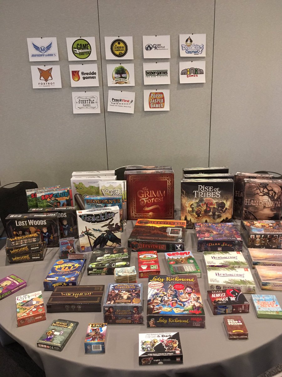 dunsmoregames's tweet photo. Big thank you to all the sponsors of Pacificon Protospeil! Your support of game designers is appreciated. @maydaygames @thegamecrafter @LeagueGM @GameKastle @breaking_games @FoxtrotGames @firesidegames @DruidCityGames @beziergames @PencilFirst @PoppyJasperGame JohnnyPac https://t.co/H5bMOHUO7l