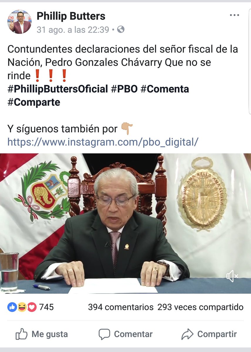 salsofilo's tweet photo. #FueraChavarry
#exitosanoticias #phillipbutters   "corrupción total "  ahora apoya y a cada momento publica buenas nuevas del corrupto juez  Chavarry de la señora K  . MIERDA DE PERUANOS https://t.co/ILLHniy2jo
