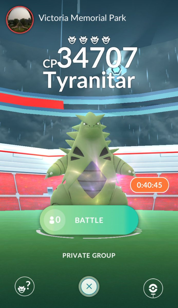 pokemon go ttar raid