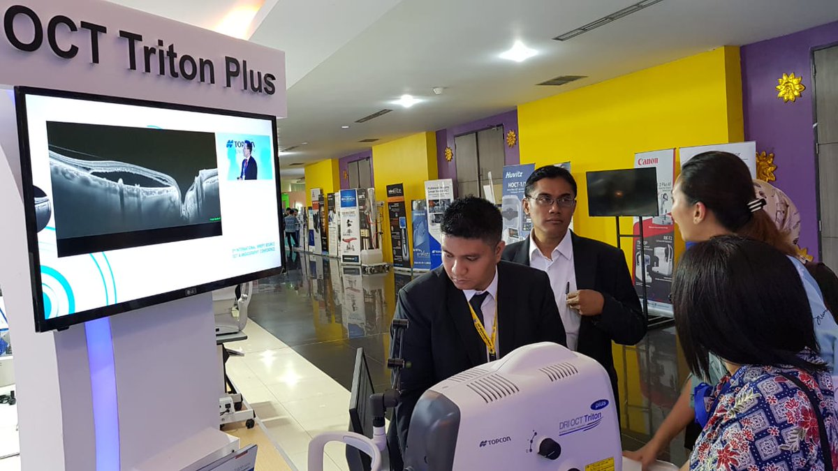 topconeyecareid's tweet photo. Day 2 in Topcon Experience Booth during 43rd IOA Annual Scientific Meeting at Padang West Sumatera.
We thank for all the Doctors that have came and felt the best experience with our products only at Topcon Experience Booth.
#topcon
#topconeyecareindonesia
#pitperdami2018
#perdami https://t.co/I4Ryib0mq7