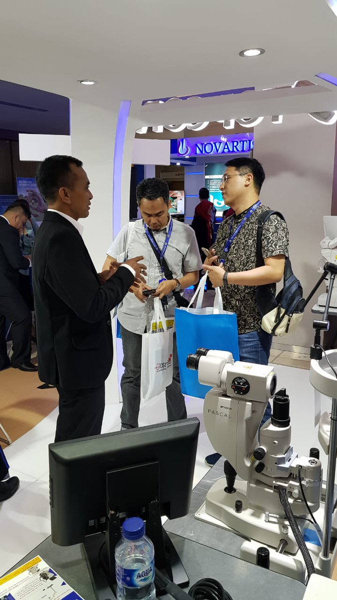 topconeyecareid's tweet photo. Day 2 in Topcon Experience Booth during 43rd IOA Annual Scientific Meeting at Padang West Sumatera.
We thank for all the Doctors that have came and felt the best experience with our products only at Topcon Experience Booth.
#topcon
#topconeyecareindonesia
#pitperdami2018
#perdami https://t.co/I4Ryib0mq7