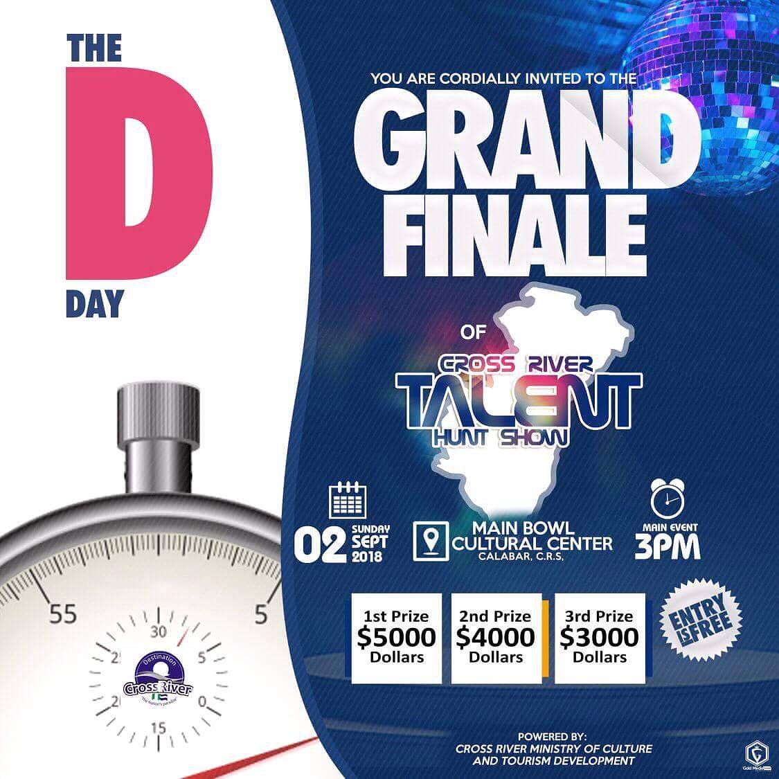 Eric80anderson's tweet photo. The D Day is here ... #crossrivertalenthunt 

We are set to make history.

Don't just watch us... Join Us. https://t.co/OXgRis9BOs