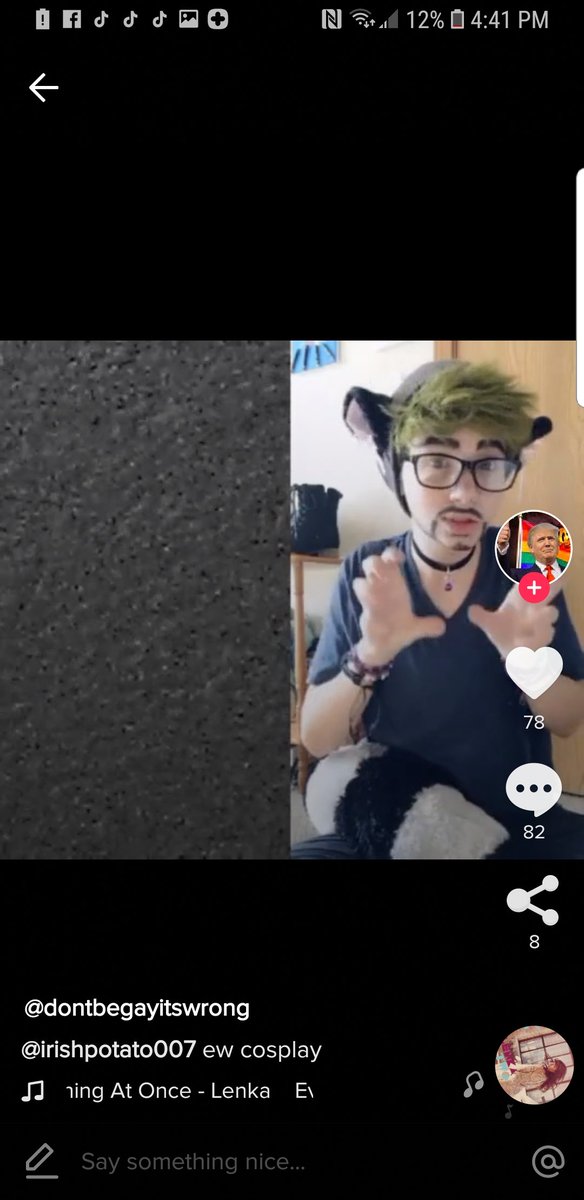HippiePandaa's tweet photo. @tiktok_us This. Needs. To. End. #tiktok #cyberbullying #lgbtq #cosplayers https://t.co/8kTNV4COrx