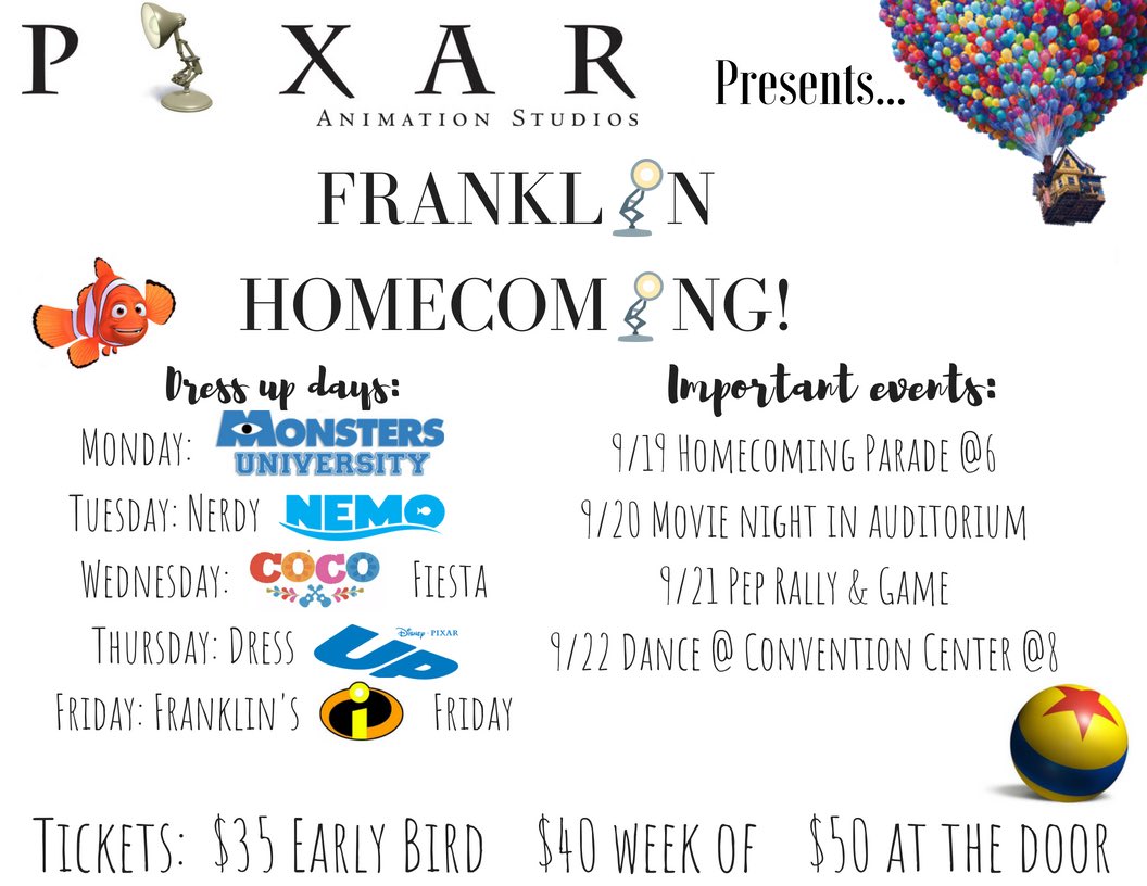 franklin_stuco's tweet photo. Other HoCo details #HoCo2018 #FranklinHoCo #CougarNation https://t.co/bFMzKIxMJR