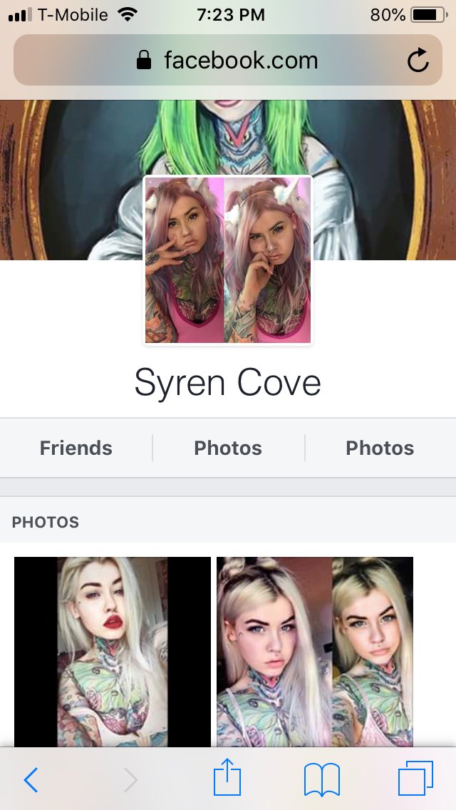 on Twitter: "I cant link but if you search Syren Cove its a person not my fanpage. This person