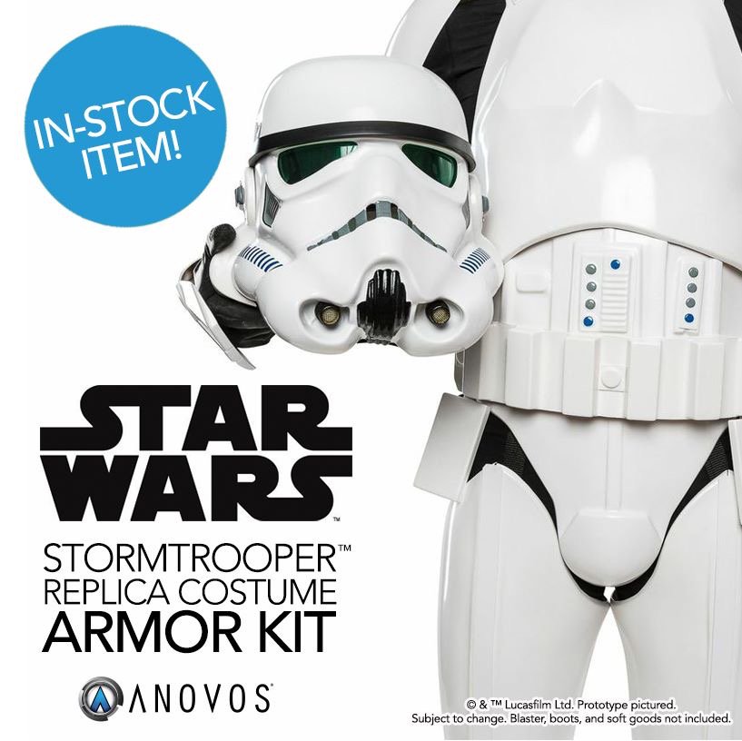 ANOVOS's tweet photo. Through #LaborDay, in-stock Star Wars Imperial Stormtrooper Armor Kits are 20% OFF with discount code LABORDAY2018 at checkout! Get yours today: https://t.co/GTwrMmPqBs #StarWars #Stormtrooper #ANOVOS #LaborDayWeekend https://t.co/uD0ounRpOS