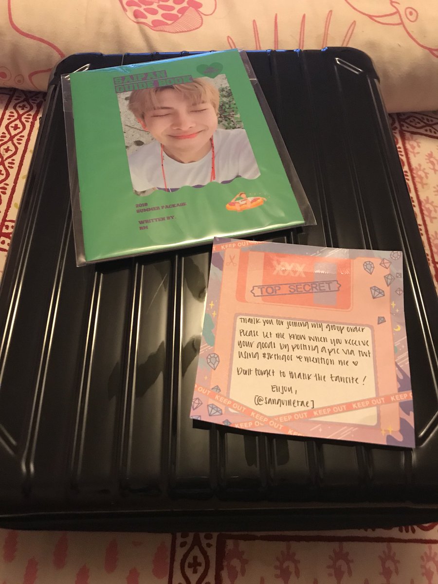 btsflywithwings's tweet photo. Thank you @SANGUINETAE for running this group order! It came so quickly and was packed very well! #skthgos https://t.co/ZmusFGXNFl