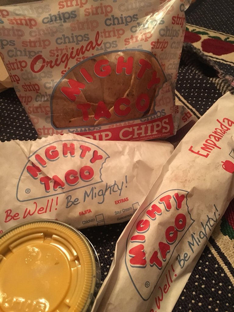 Astoeckl's tweet photo. Live well. Be Mighty. Happy Birthday @MyMightyTaco. Here’s to many more Mighty meals. #ilovemightytaco https://t.co/g8U5NM4Fgz