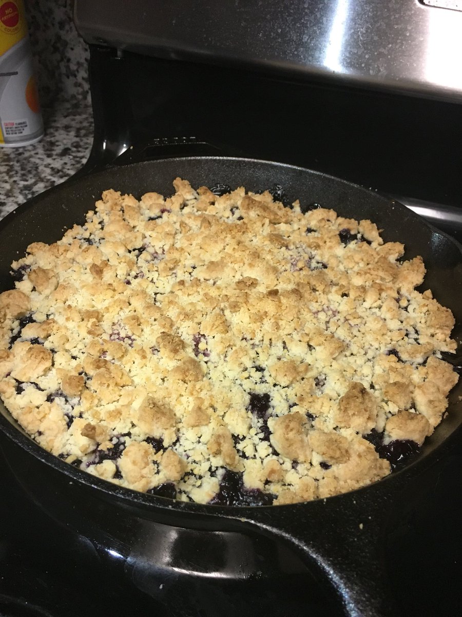 NickiSterba's tweet photo. @foodwishes we made your ultimate berry crumble and it was amazing. We love your videos! https://t.co/nB8iRh8JYN
