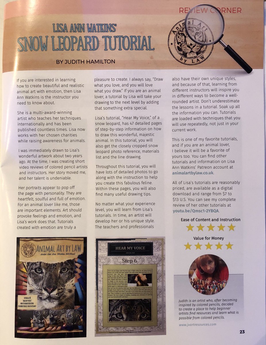JudithV's tweet image. My final review in Color Magazine. Exactly 2 years and 24 articles. Wow does time fly!
 Make sure you read my final review on Lisa Ann Watkins wonderful tutorial.