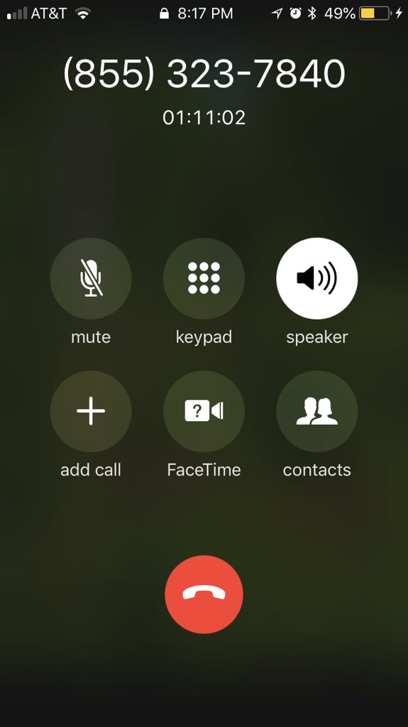 jhelms2196's tweet photo. BancorpSouth called me saying my debit card may be compromised & I should call.I called 7 Xs & put on hold &they never answered. Meanwhile my card was suspended while eating out. Last call on hold for over an hour & no response.Worst customer service ever @MyBXS #0customerservice https://t.co/aufXrrGCPU