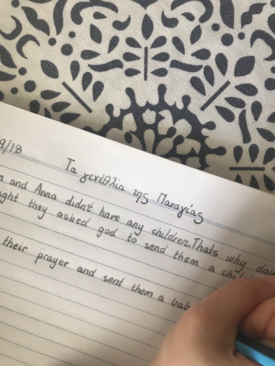 PatsKarvelas's tweet photo. Greek school homework Sunday #greek #honework https://t.co/i69t4nprMc