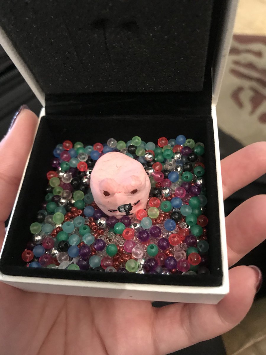 Kids say the sweetest things... a box of jewels and a bunny for you! Gift from my niece 😍😘