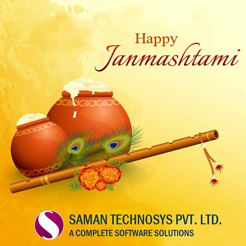 samantechnosys's tweet photo. Celebrate the birth of Lord Krishna
Spread the happiness &amp;  peace!
Wishing you all a Happy Krishna Janmashtami!#happygokulashtami #Janmashtami2018 #Krishna
#HappyJanmashtami #dahihandi  
#krishnajayanthi #krishnashtami #lordkrishna #govinda https://t.co/P3b0VTdKrb