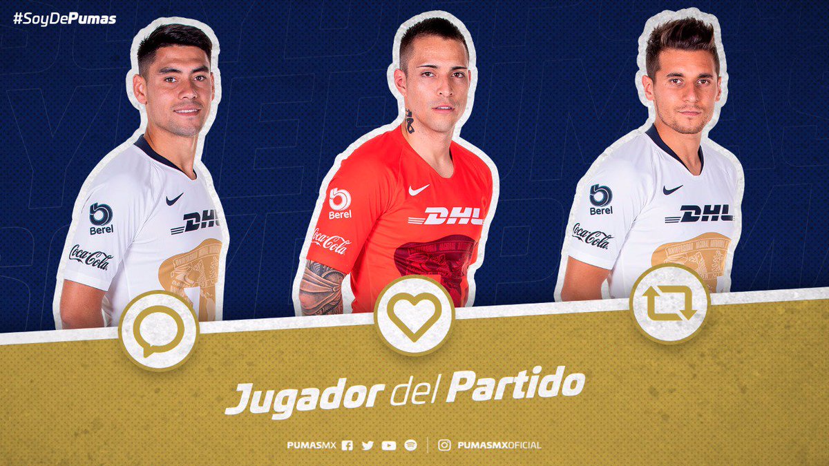 Actuaciones destacadas esta noche en el Bajío. 

¿Para ti, quién es el jugador del partido? 

💬 Felipe Mora
❤️ Alfredo Saldívar 
🔁 Kevin Escamilla

#SoyDePumas #PorTiUniversidad