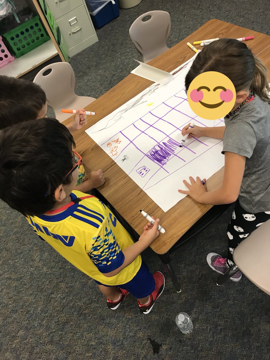 Using data and teamwork to create their own graphs of choice. <a href="/WEinKaty/">🌟Wolfe Elementary</a>