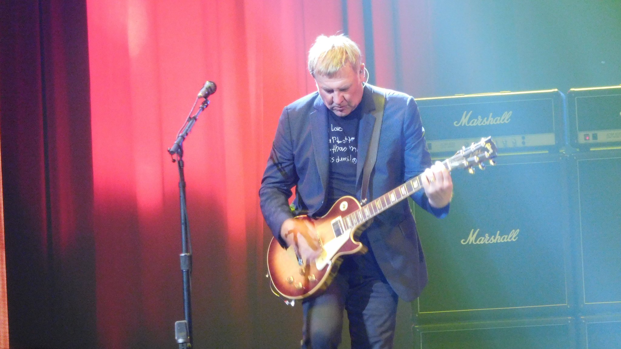 Happy (Belated) 65th Birthday to Alex Lifeson of (Aug 27). Photo from R40 Seattle show, July 19, 2015. 