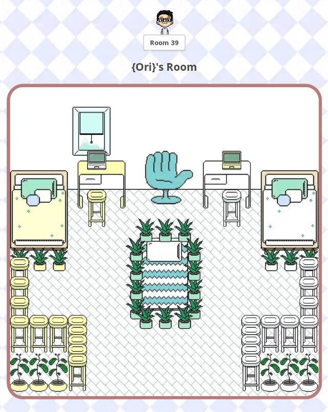 churchrooms's tweet photo. #room39 is owned by ori! https://t.co/pu5I9crLJP