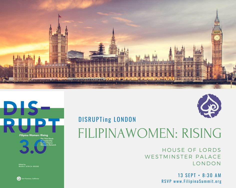 camourlevar's tweet photo. Looking forward to attending the @filipinawomen's book reveal at the UK Parliament and being one of the contributing authors of this special book about Filipina women leadership! #FWNSummit2018 #Disrupt #FilipinaWomenRising https://t.co/qifb4dJvEP