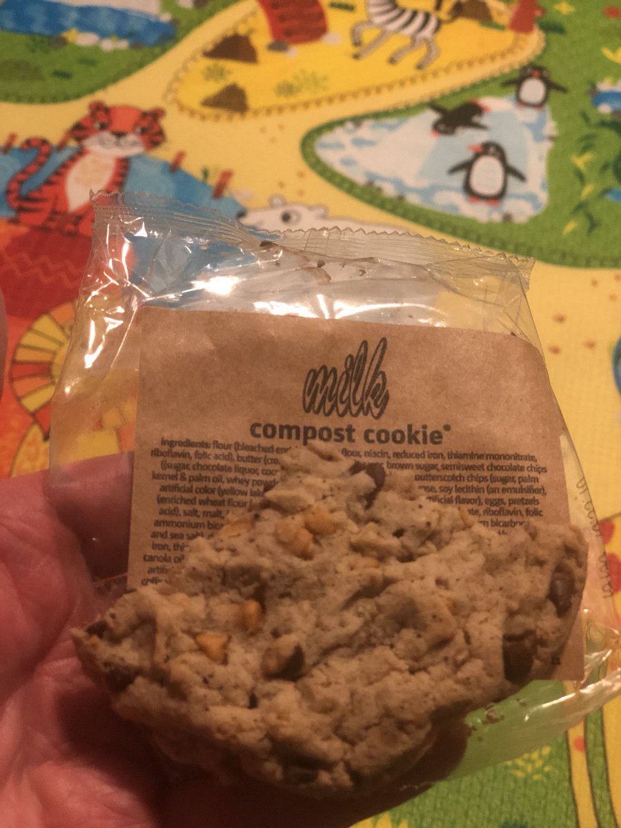 Msbeervendor's tweet photo. My wife is pretty damn amazing! She just pulled a @milkbarstore #CompostCookie out of the kitchen that I didn’t know existed. After a long renovation work day, this was goddess worthy! https://t.co/Jztod37Br1