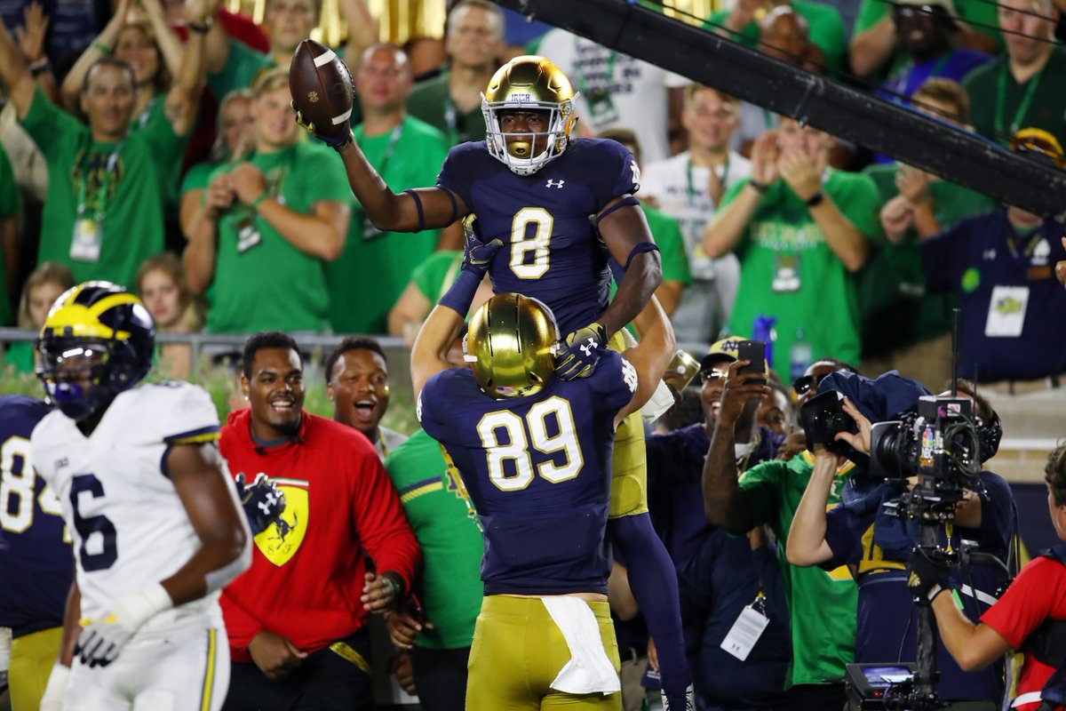 Fighting Irish come out on top No. 12 Notre Dame takes down No. 14 Michigan...