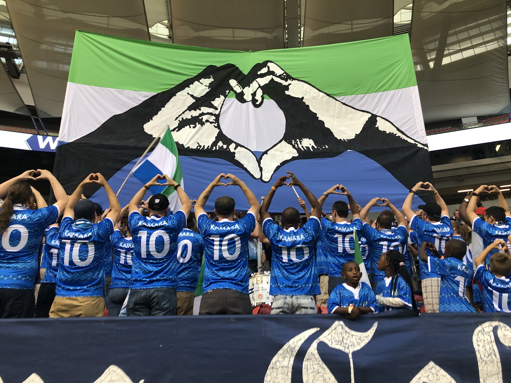 Happy Birthday to Kei Kamara! If you want one of his Sierra Leone kits be in touch or come by after the match. 
