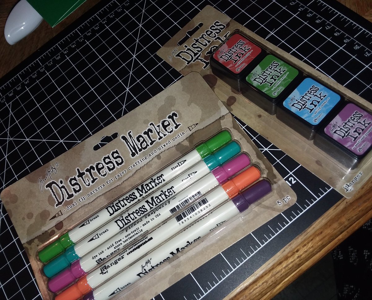 Way too excited for these items. #coupons #crafting #distressmarker #distressink #latenight