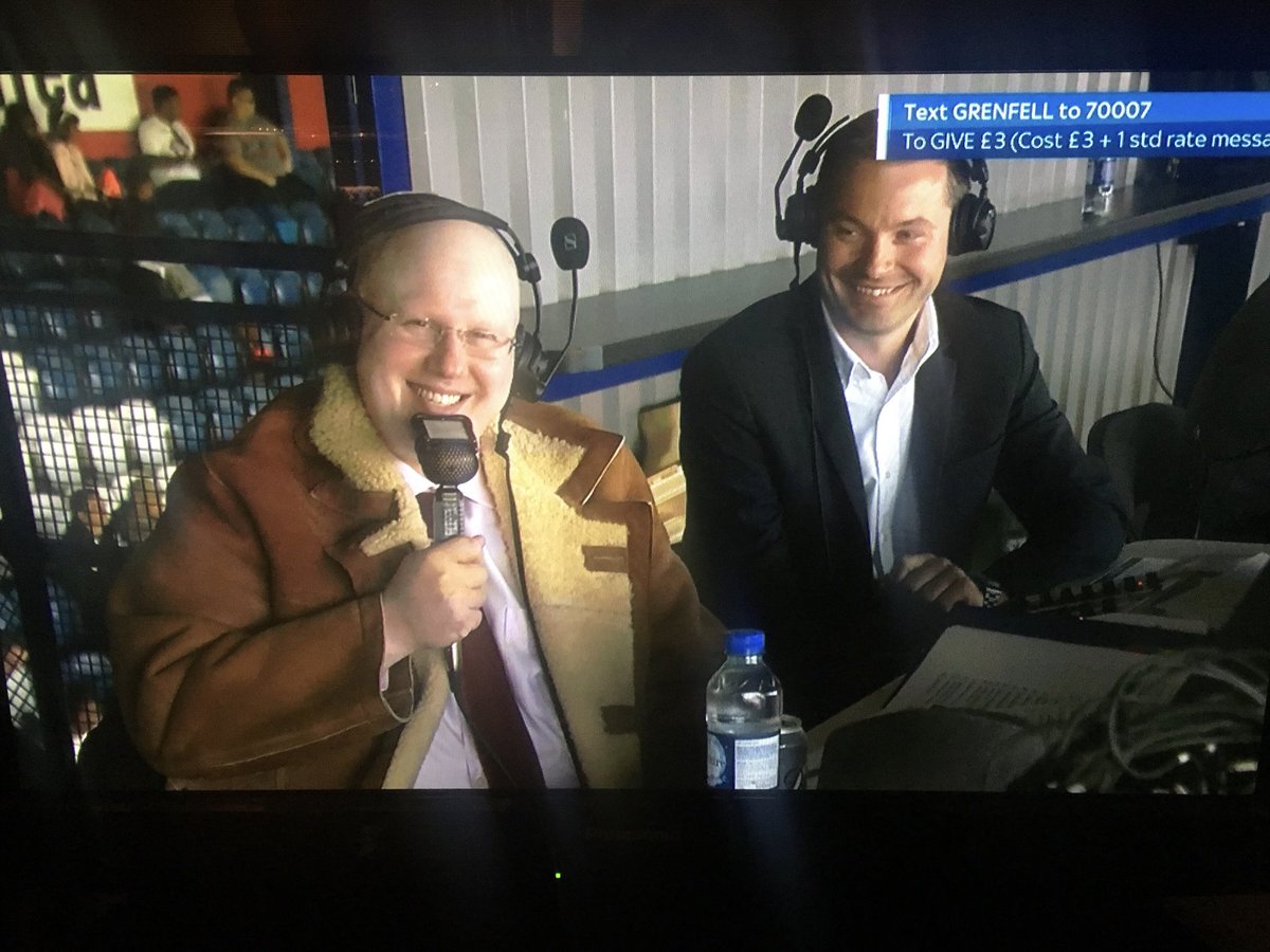 One year on from that very special day at the Game for Grenfell. So much money raised for those in need, so many great sports. <a href="/RealMattLucas/">Matt Lucas HQ</a> when will the sheepskin be making a reappearance??!