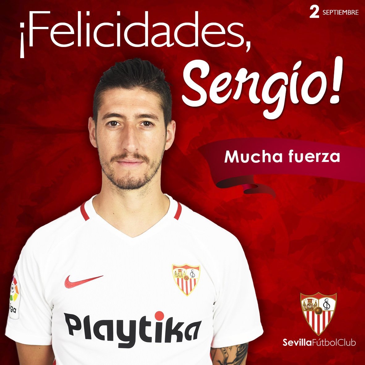 🎈🎂 Feliz cumpleaños, <a href="/SerEscudero89/">Sergio Escudero</a>  🎈🎂
Hoy te echaremos de menos en el campo, pero el equipo ya sabe cuál es el mejor regalo que te puede hacer. ¡¡¡Vamos!!! 💪🏻❤️