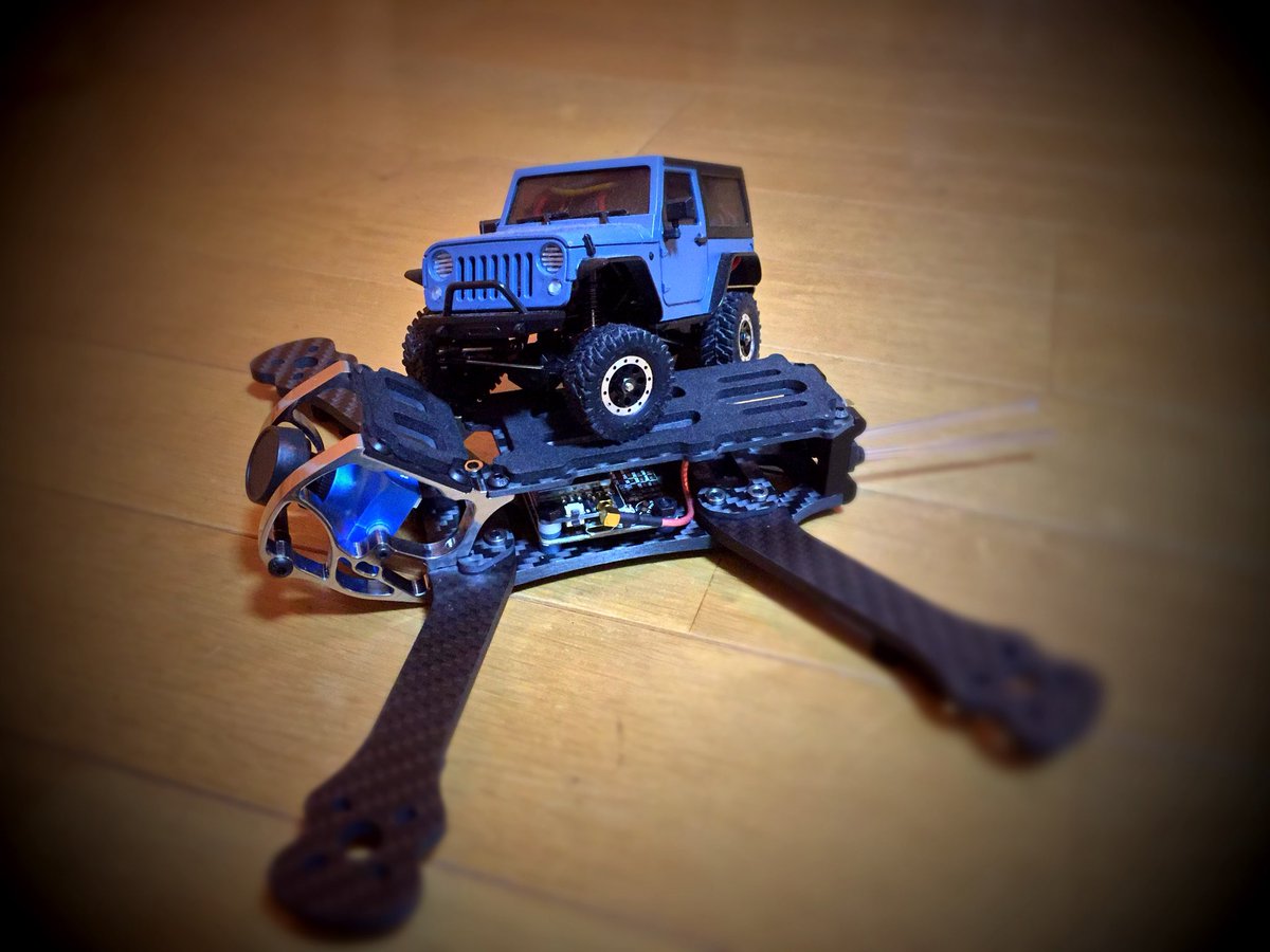 KayHirano's tweet photo. Jeep meets roostar.
#jeepwrangler #Armattan #roostar #tiltshift #fpvfreestyle #betaflight #crowler #titanum #ig_japan #instagramjapan https://t.co/9Emo0GsXet