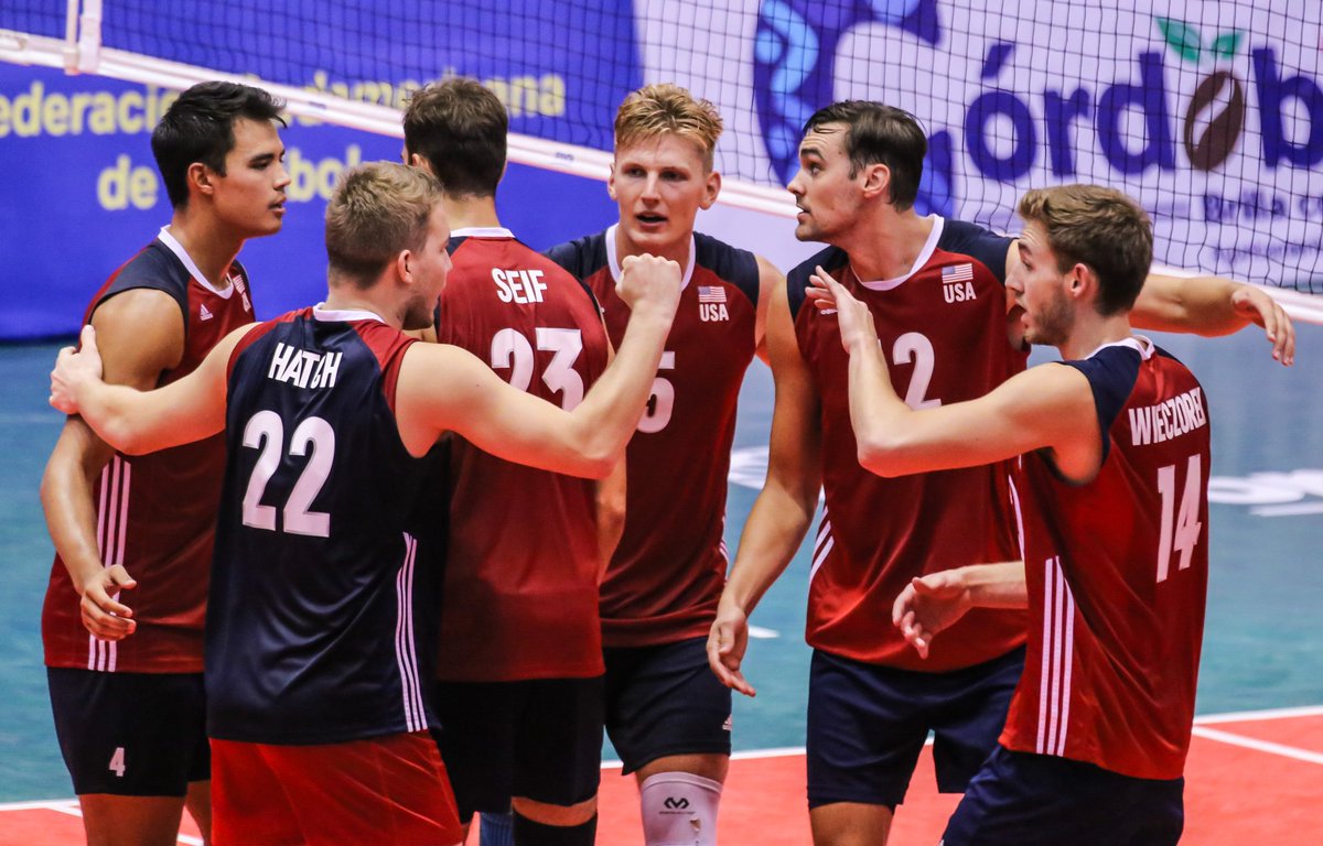 usavolleyball's tweet photo. ICYMI The U.S. Men's Team competing at the #PanAmCup finished 7th after beating Chile on Saturday | https://t.co/98mX5ciKn8 https://t.co/Bd1W4s6uko