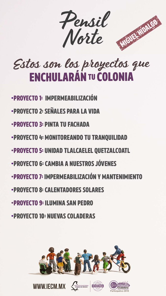 ComitePensilNte's tweet photo. Recuerda que mañana domingo 2 de Sep 2018 es la consulta ciudadana sobre Presupuesto Participativo que se aplicará para 2019, elije lo mejor para que se vea #EnchulaTuColonia @GabyBeltran04 @iecm @Rayo_Banda @OlguitaLydia @NHaneine @blanydee https://t.co/5voj1BhhN0