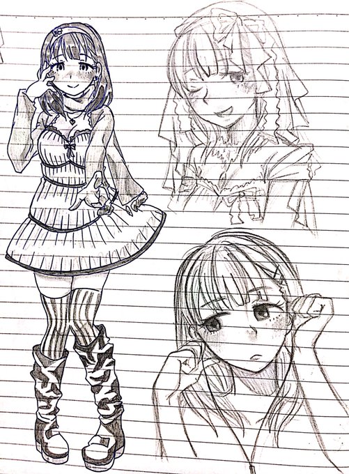 (過去絵)
特に公式で絡みなかったカナデシュコを絡ませてるあたり先見の明がある(?) 