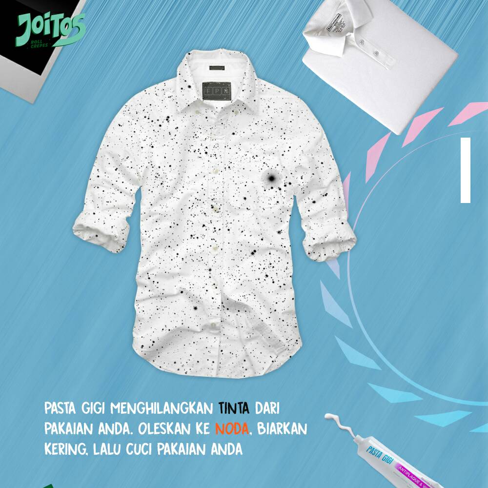 joitos_id's tweet photo. Selain bikin gigi putih dan sehat, ternyata ini salah
manfaat dari pasta gigi. Kalian bisa coba buktikan
manfaat pasta gigi ini lho.  #joitostips #tipsampuh #joitos https://t.co/dzeER0NHWw