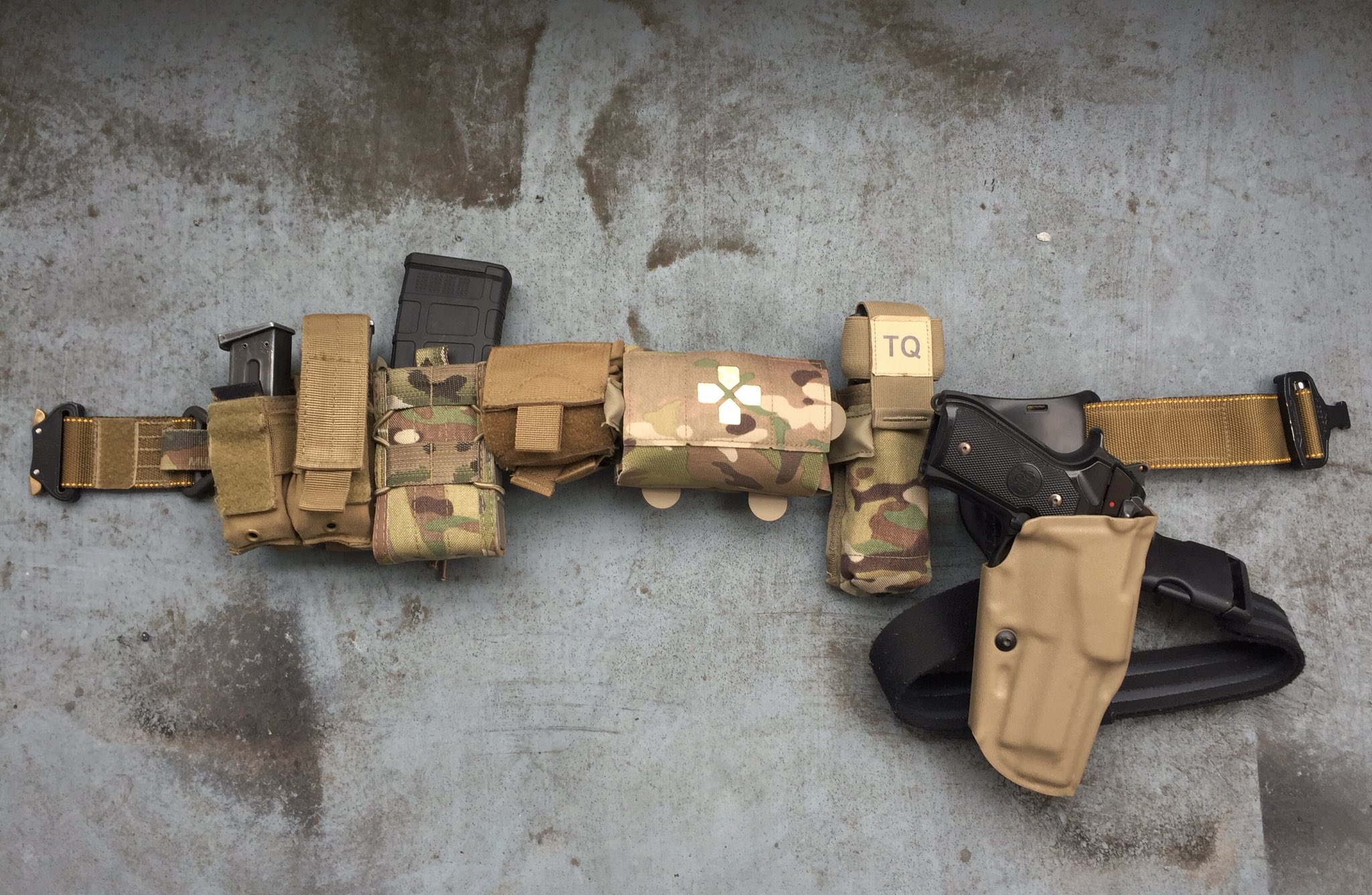 ベルトセット 実物 TYR eestac DBT SAFARILAND ベルトセット 実物 TYR eestac DBT SAFARILAND
