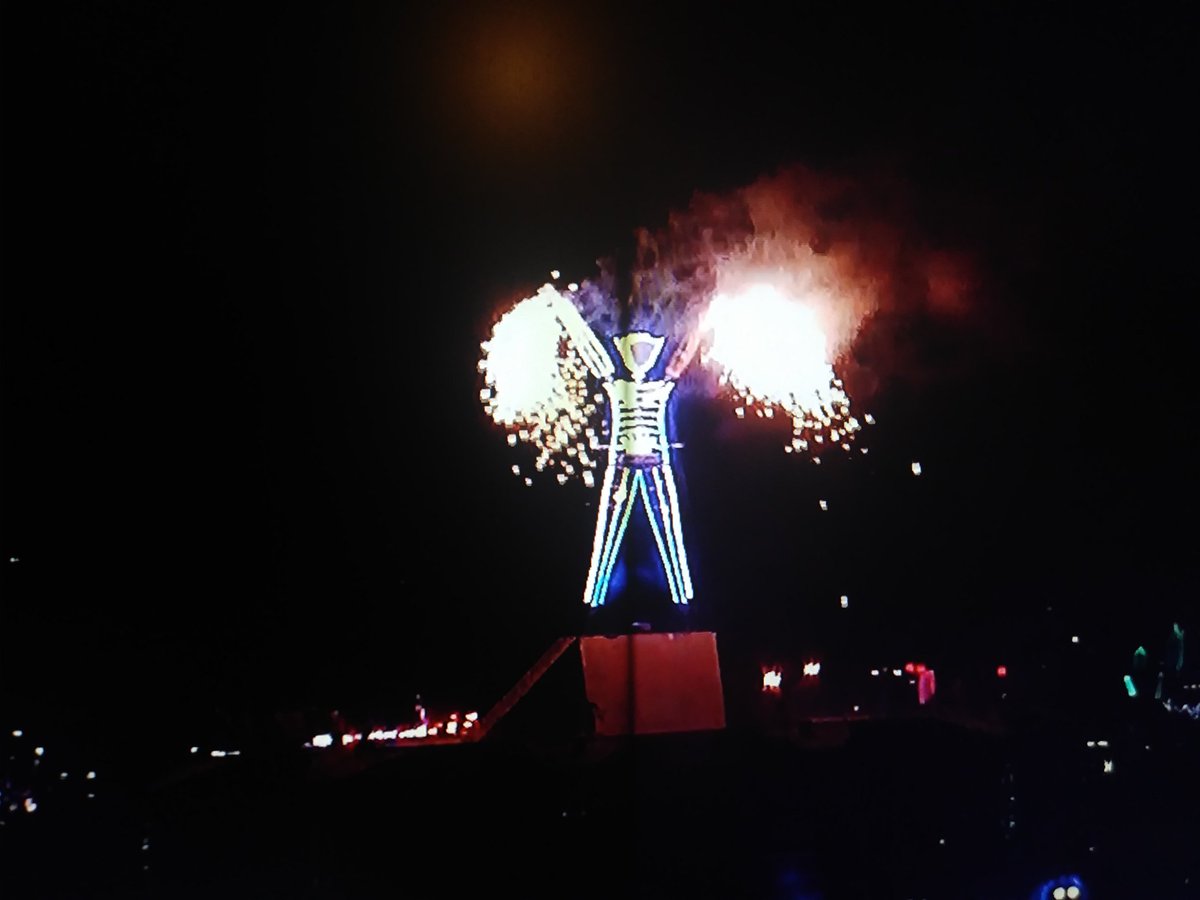 HeavyMetalMayor's tweet photo. The Man Burns 2018 https://t.co/lagAgkm9MH