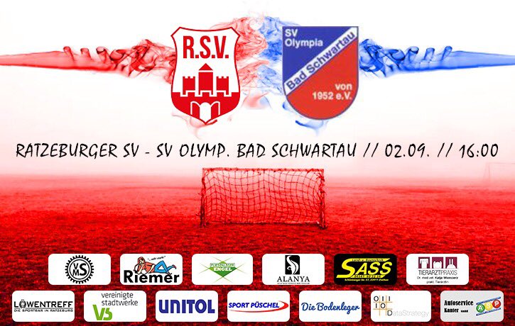 RSV1862's tweet photo. #KreisligaSüdOst #Ratzeburg #OlympiaBadSchwartau: 16 Uhr! https://t.co/My75LovMAa