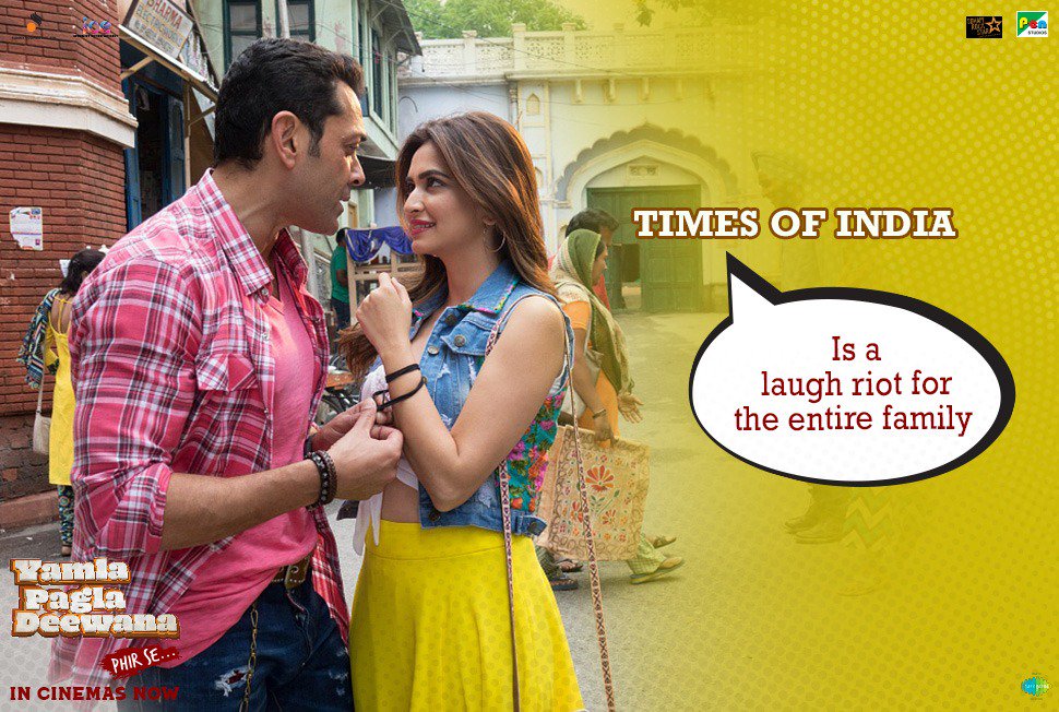 Yamla Pagla Deewana: Phir Se tweet media