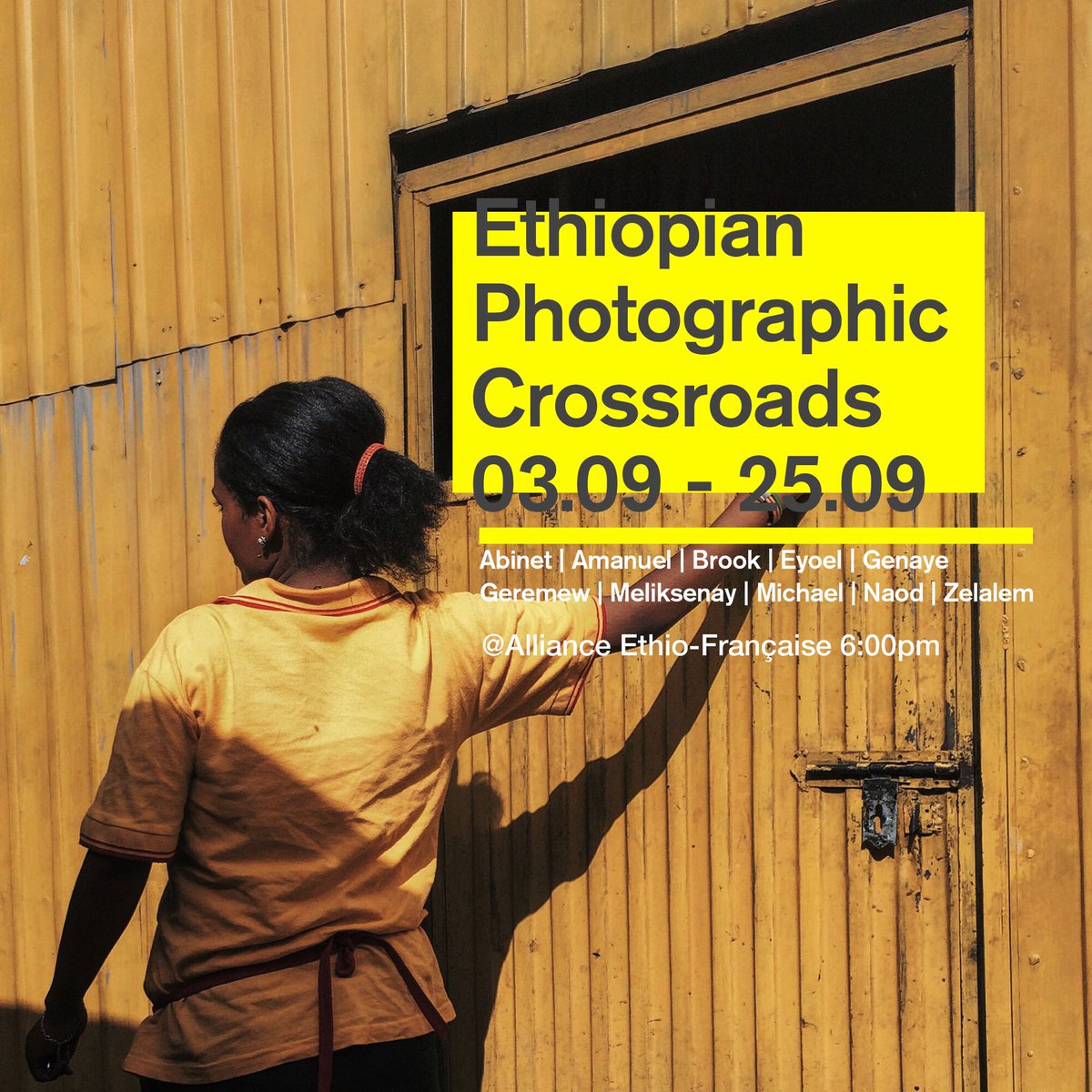 Dear friends, I'm excited to invite you to "Ethiopian Photographic Crossroads" a collective photo exhibition.