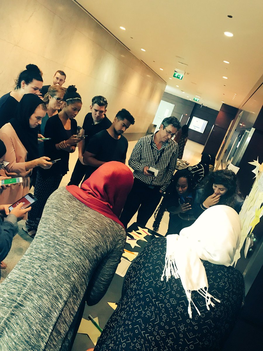 artsyeducator1's tweet photo. Attending the #pypworkshop, #exhibitionworkshop, #QAS, #Qatar Foundation. #choice art, #qncc https://t.co/35KodGeC0s