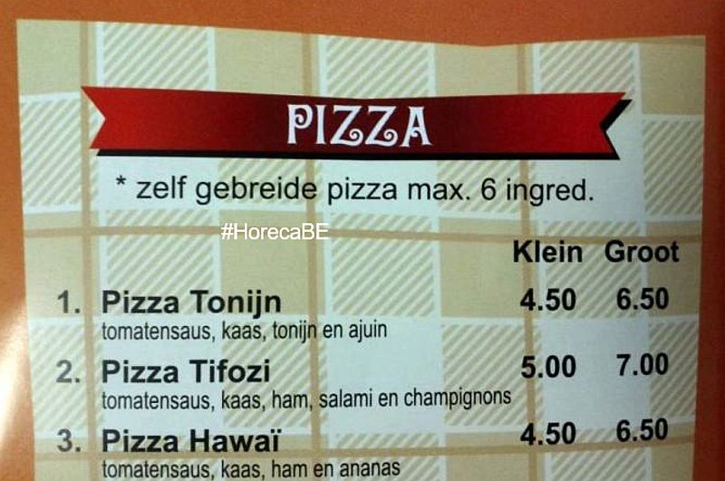 HorecaWebServic's tweet photo. Vandaag op het menu: zelf gebreide pizza (met gehaaktsaus)... | Iedere zondag #SundayFunday in de #horeca. Meer van dit op mijn #Pinterest bord » https://t.co/AxM6E4O9kD via #horecabe
.
.
.
.
.
#lachen #grappig #hws #horecawebservice #taalfout #menufout #pizza #italiaans https://t.co/u729GSFaGk