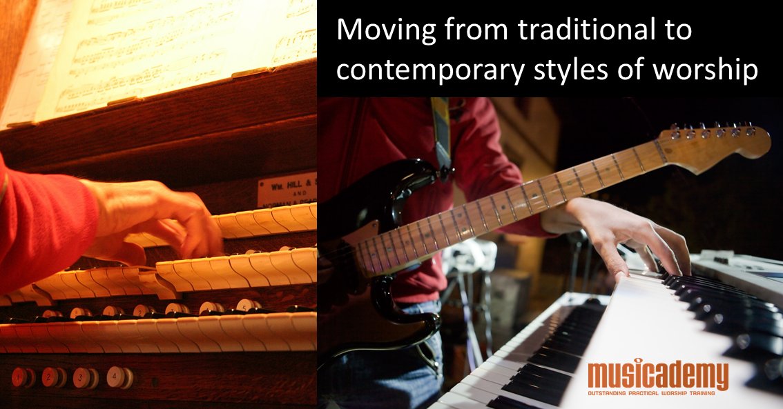 How to move from traditional to contemporary styles of worship music. An in-depth practical guide. musicademy.com/2018/09/how-to…