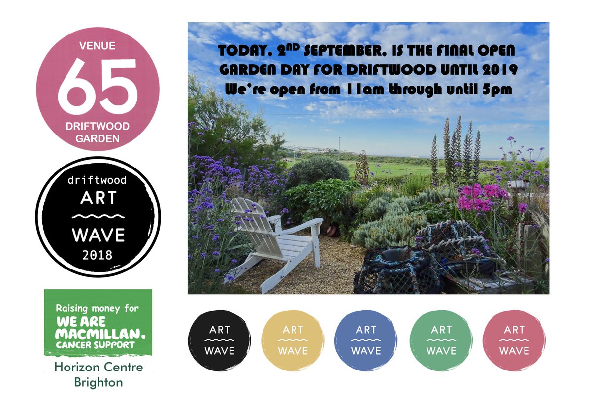 Driftwood By Sea (@driftwoodbysea) on Twitter photo Open today for final 2018 opening from 11am to 5pm for <a href="/ArtwaveFestival/">Artwave Festival</a> driftwoodartwave.co.uk #artwave2018 <a href="/macmillancancer/">Macmillan Cancer Support</a> @MacmillanSussex <a href="/Mac_Horizon/">Macmillan Horizon Centre</a> #sussex #art #cakes #charity Open today for final 2018 opening from 11am to 5pm for <a href="/ArtwaveFestival/">Artwave Festival</a> driftwoodartwave.co.uk #artwave2018 <a href="/macmillancancer/">Macmillan Cancer Support</a> @MacmillanSussex <a href="/Mac_Horizon/">Macmillan Horizon Centre</a> #sussex #art #cakes #charity