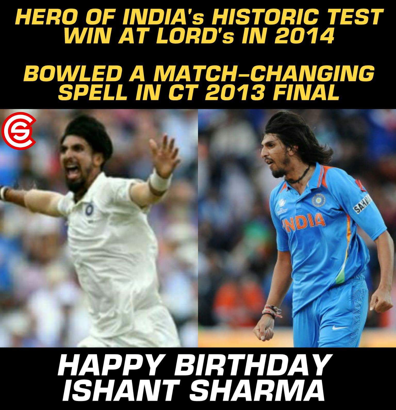 Happy Birthday, Ishant Sharma!! 