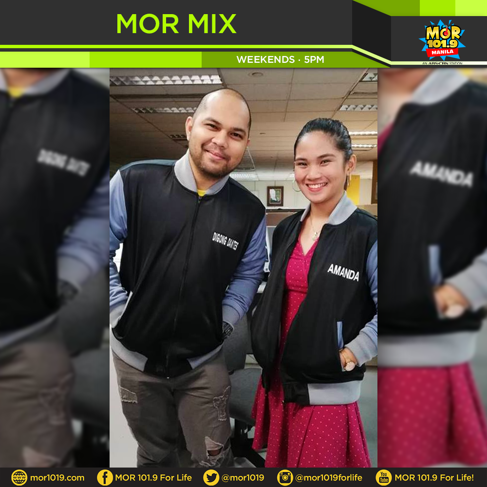 MORentPH's tweet photo. #MORMix na w/ @mor1019digong kasama si SJ Amanda ng #MORUniversity! Mga paborito mong remix music, dito lang maririnig! Sali ka sa kulitan, call 9242684 or 4151111! Watch via https://t.co/P9Y86MBL49! https://t.co/CqjfUBfQpU